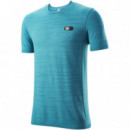 Camiseta Wilson Bela Smls Crew Ii Barrier Reff  WILSON PADEL