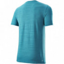 Camiseta Wilson Bela Smls Crew Ii Barrier Reff  WILSON PADEL