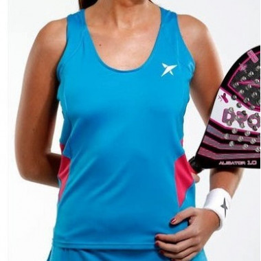 Camiseta Drop Shot Brenda Azul  DROP SHOT PADEL