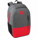 Mochila Wilson Team Rojo/gris  WILSON PADEL