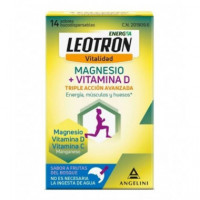 Leotrón Vitalidad Magnesio + Vitamina D 14 Sobres Bucodispersables  LEOTRON