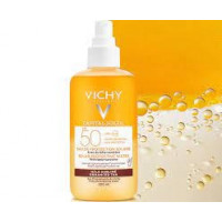 VICHY CAPITAL SOLEIL Agua de Protección Solar SPF50+ Iluminadora 200ML
