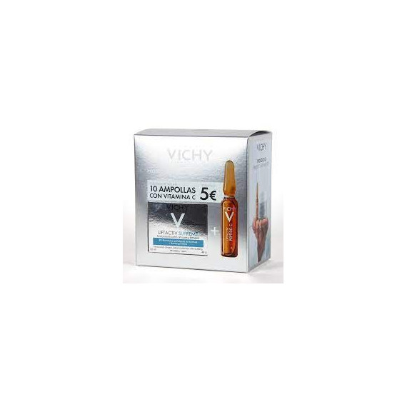 VICHY LIFTACTIV Pack Supreme Crema de Día + 10 Ampollas Peptide-c