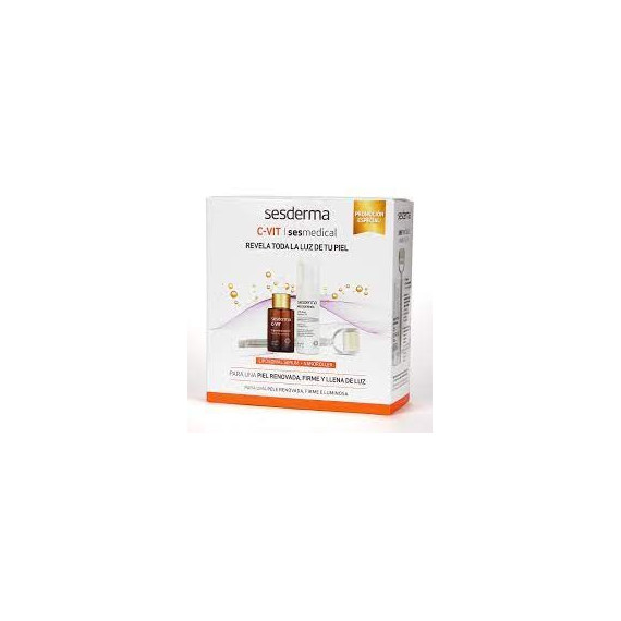 SESDERMA Promo Liposomal Serum C-vit + Hexidermol Espuma con Nanoroller
