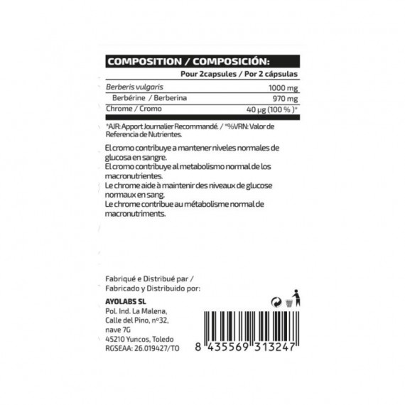 Berberine Complex  IO.GENIX - Guanxe Atlantic Marketplace