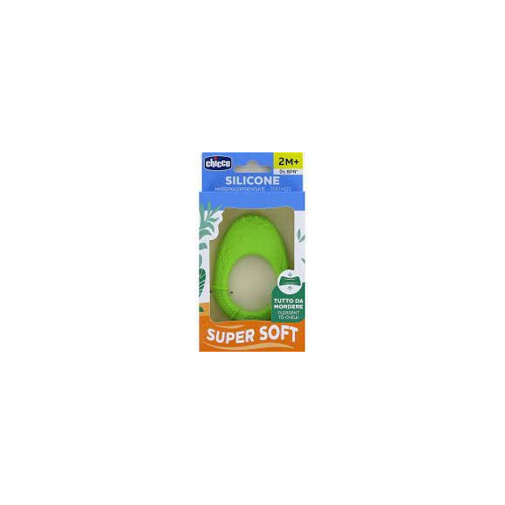 CHICCO Mordedor Super Soft Aguacate 2M+