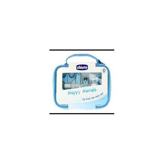 CHICCO Set Manicura Bebé Happy Hands Azul 0+ Meses