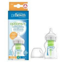 Dr Brown's Biberón Options Boca Ancha Natural Flow 0M+ 150ML  DRBROWN'S