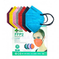 FARMA SANA Mascarilla FFP2 para Adulto Diferentes Colores y Estampados