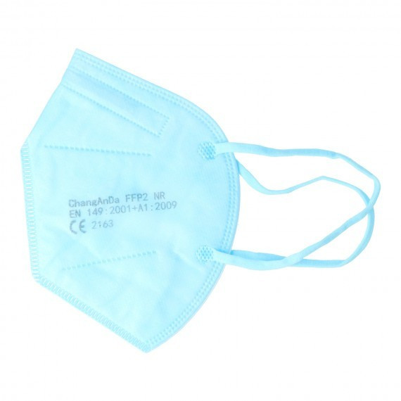 Máscarilla FFP2 para Adulto Color Azul Turquesa  LT