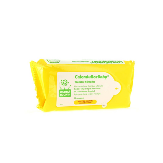 MAMA NATURA Calenduflorbaby 72 Toallitas Húmedas