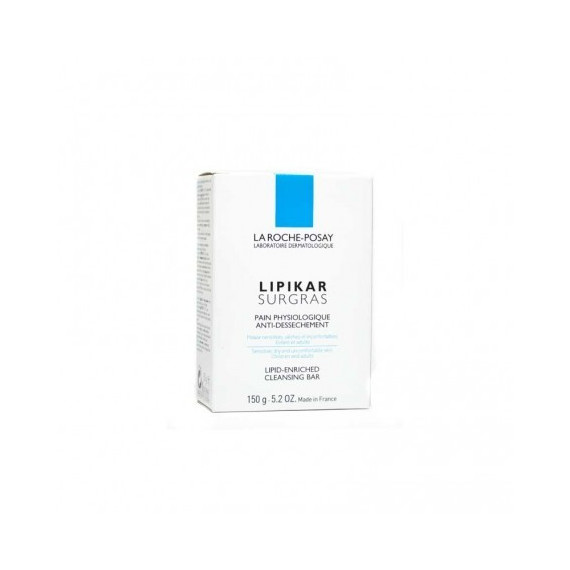 la Roche-posay Lipikar Surgras Jabón Antidesecamiento Relipidizante 150 Gr  LA ROCHE POSAY