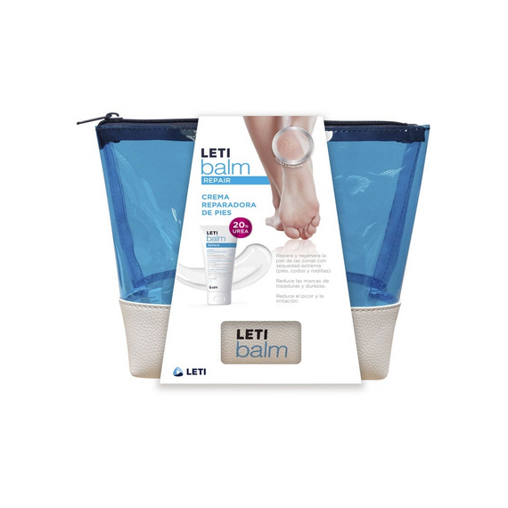LETI Balm Crema Reparadora de Pies 100 Ml + Neceser