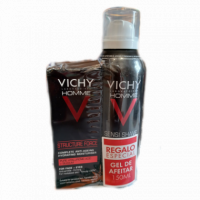 VICHY HOMME Structure Force+gel de Afeitar