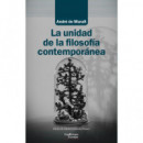 la Unidad de la Filosofã­a Contemporã¡nea