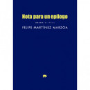 Nota para un Epilogo