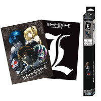 Pack 2 Póster Death Note L & Grupo  ABY STILE