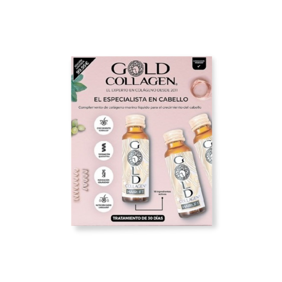 GOLD COLLAGEN Hairlift Pack Tratamiento 30 Dias