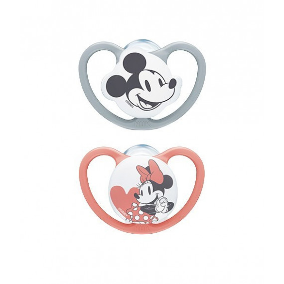 NUK Chupete Silicona Space Mickey 6 - 18 Rojo 2
