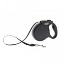 FERRIBIELLA Perro Correa Wrap Retractil Negra Xs