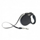 FERRIBIELLA Perro Correa Wrap Retractil Negra M
