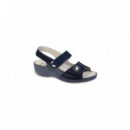 SCHOLL Sandalia Sra. Domitilla Azul T.38