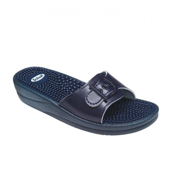 SCHOLL Sandalia Sra. New Massage Azul Marin T.39