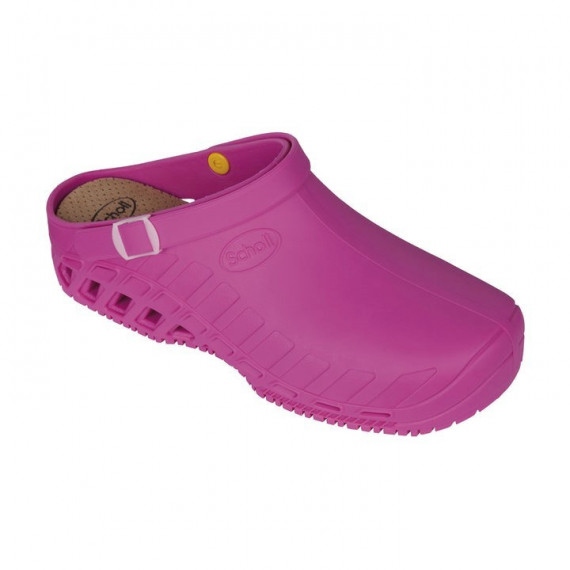 SCHOLL Zueco Señora Clog Evo Fucsia  T. 38