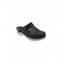 SCHOLL Zueco Sra Clog Super Azul T.38