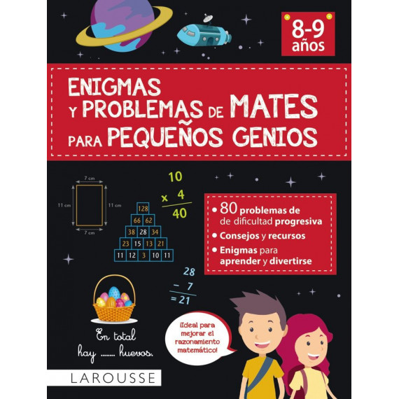Enigmas y Problemas de Mates para Pequeãos Genios (8-9 Aãos) Enigmas y Problemas de Mates para Pequeãos Genios (8-9 Aãos)