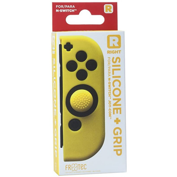 Controller Joy Silicona  Amarillo+grip Derecho FT1018 Switch  BLADE