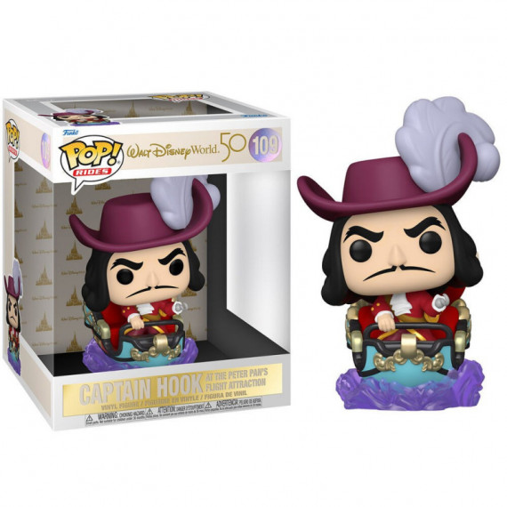 FUNKO Pop Capitan Garfio Disney 50TH Aniversario 109 Peter Pan