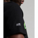 Camiseta de Manga Corta de SUPERDRY