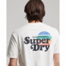 Camiseta de Manga Corta de SUPERDRY
