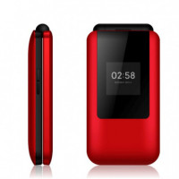 Teléfono Móvil TELEFUNKEN S740 Rojo