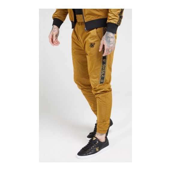 jogger siksilk crushed nylon mustard PB