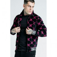 Bomber siksilk negra fucsia PB - Guanxe Atlantic Marketplace