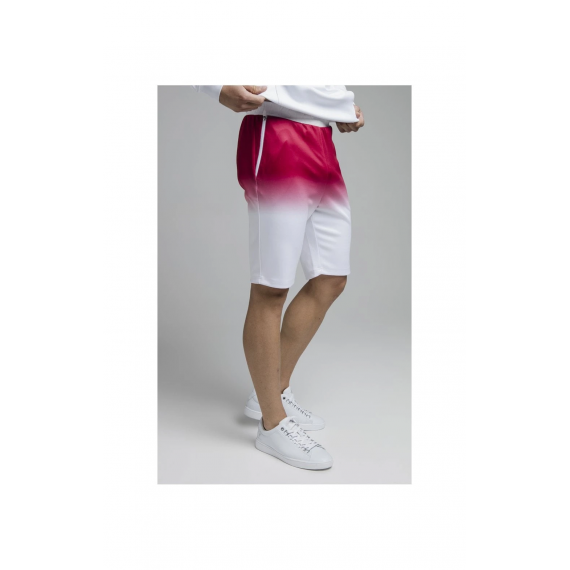 Bermuda degradada siksilk blanca fucsia