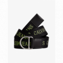 Cinturon calvin klein jeans logo fluor