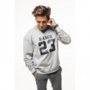 Sudadera RAMS23 bangkok gris PB
