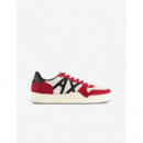 Sneaker ARMANI EXCHANGE Blanco Rojo