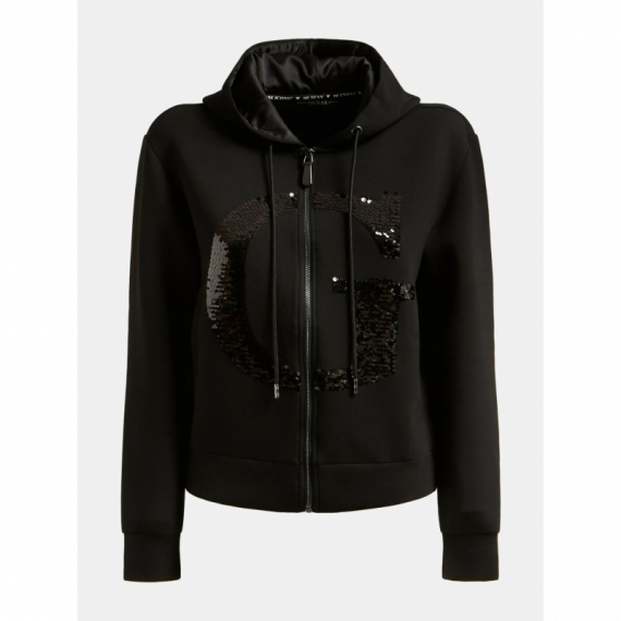 Sudadera GUESS Logo Strass Negra Pb - Guanxe Atlantic Marketplace