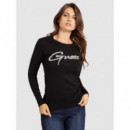 Punto GUESS Logo Negro