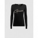 Punto GUESS Logo Negro