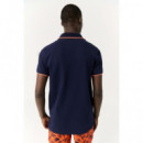 Polo ecoalf azul marino PB