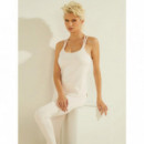 Camiseta Tirantes GUESS Beige