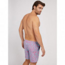 Bañador GUESS Rosa Azul