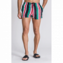 Bañador Gianni Kavanagh california rojo verde