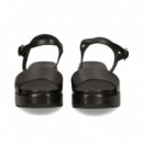 Sandalia Piel Negro  CAMPER