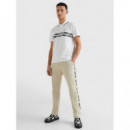 Polo TOMMY JEANS Chest Blanco